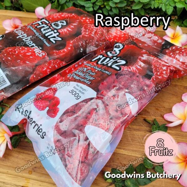 Frozen fruit IQF RASPBERRY 8Fruitz | buah beku import 8 Fruitz RAPSBERRY 500g - Image 7