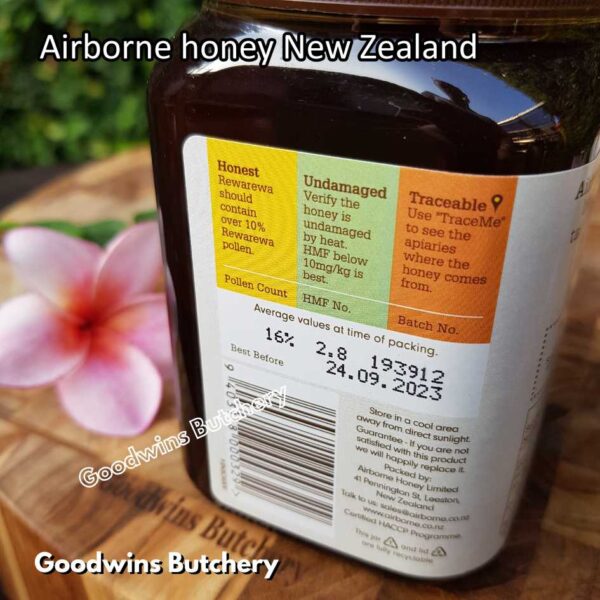 NZ AIRBORNE honey New Zealand madu asli | Manuka Clover Creamed Honeydew Rata Kamahi RewaRewa Tawari Viper Bugloss MultiFloral 500g - Image 19