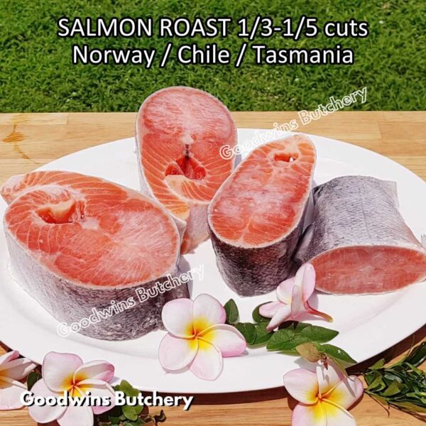 SALMON WHOLE UTUH imported Norway Tasmania Chile frozen 5-6kg - Image 6