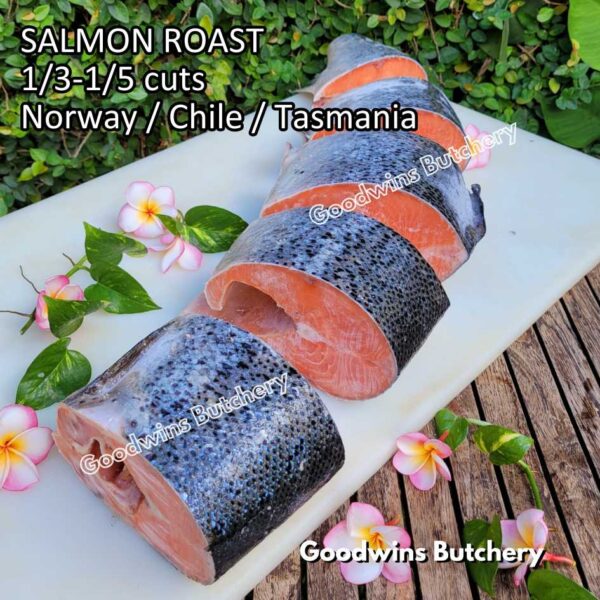 SALMON WHOLE UTUH imported Norway Tasmania Chile frozen 5-6kg - Image 2
