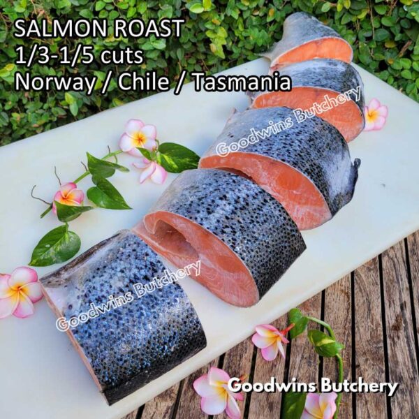 SALMON WHOLE UTUH imported Norway Tasmania Chile frozen 5-6kg - Image 24