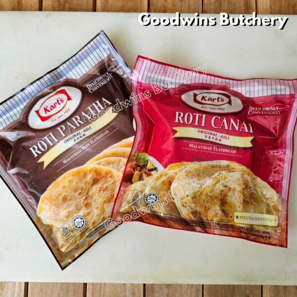 Kart's ROTI PARATHA & CANAI Malaysia Karts frozen puff pastry flat bread