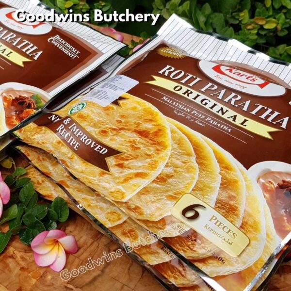 Kart's ROTI PARATHA & CANAI Malaysia Karts frozen puff pastry flat bread - Image 3