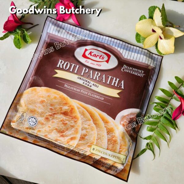 Kart's ROTI PARATHA & CANAI Malaysia Karts frozen puff pastry flat bread - Image 12