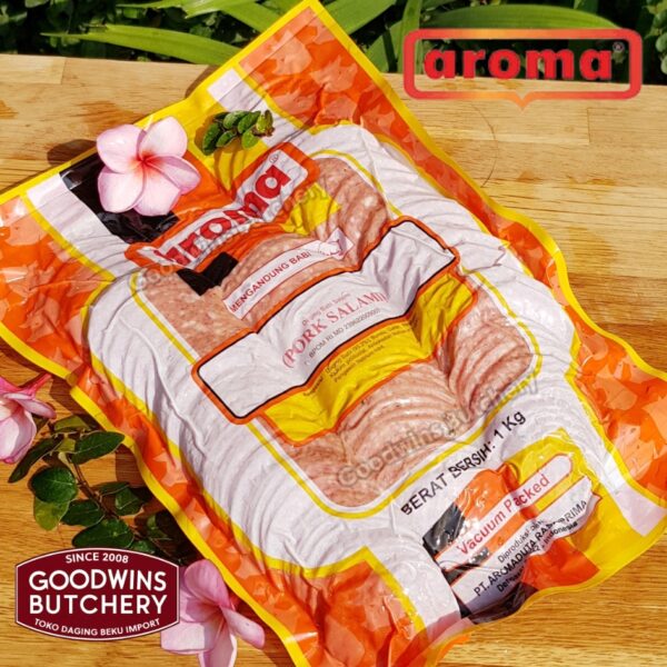 All pork SLICED HAM & SALAMI 250g frozen | Aroma & Mama's Bali | Cooked Danish Gammon Honey Loin Smoked Loin - Image 36
