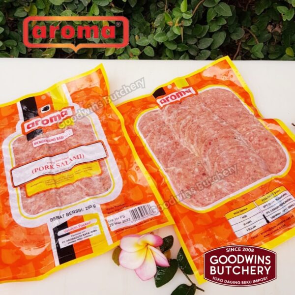 All pork SLICED HAM & SALAMI 250g frozen | Aroma & Mama's Bali | Cooked Danish Gammon Honey Loin Smoked Loin - Image 33