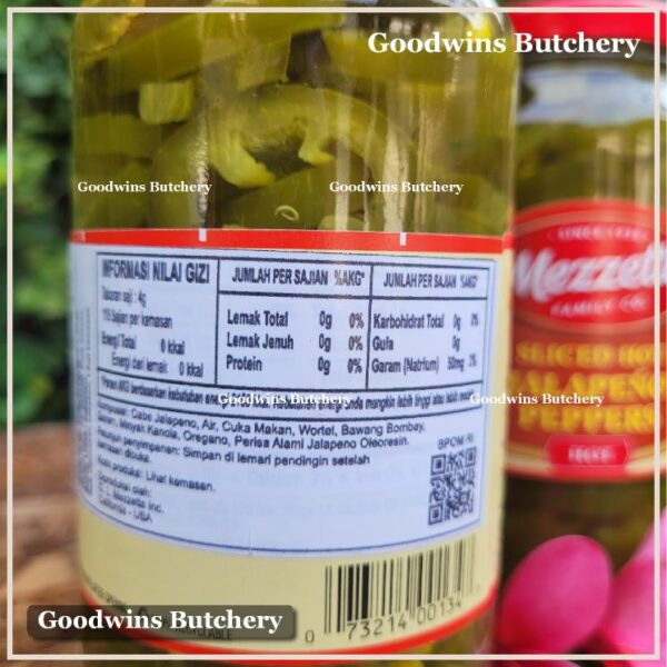 Mezzetta HOT JALAPENO PEPPERS PICKLE SLICED asinan acar cabe halapeno USA imported 16fl.oz 473 - Image 6