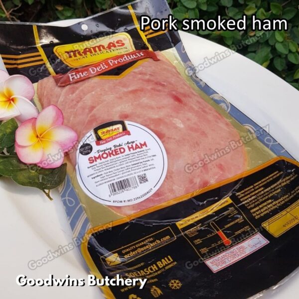 All pork SLICED HAM & SALAMI 250g frozen | Aroma & Mama's Bali | Cooked Danish Gammon Honey Loin Smoked Loin - Image 16