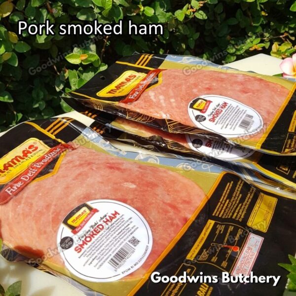 All pork SLICED HAM & SALAMI 250g frozen | Aroma & Mama's Bali | Cooked Danish Gammon Honey Loin Smoked Loin - Image 14