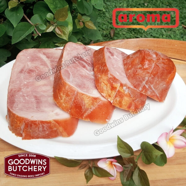 All pork SLICED HAM & SALAMI 250g frozen | Aroma & Mama's Bali | Cooked Danish Gammon Honey Loin Smoked Loin - Image 11