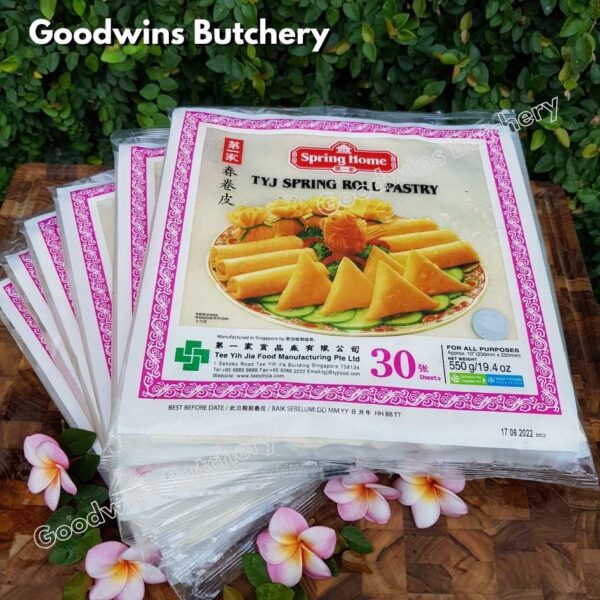 3 sizes KULIT LUMPIA SPRING ROLL PASTRY SKIN samosa pastel frozen TYJ Spring Home Singapore - Image 9