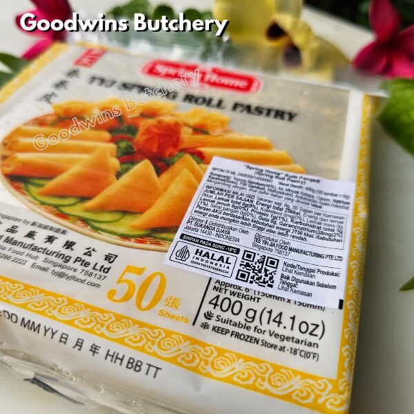 3 sizes KULIT LUMPIA SPRING ROLL PASTRY SKIN samosa pastel frozen TYJ Spring Home Singapore - Image 7