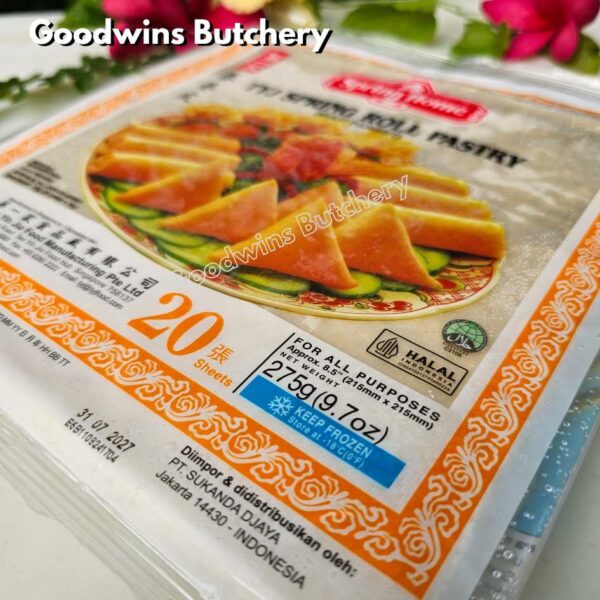 3 sizes KULIT LUMPIA SPRING ROLL PASTRY SKIN samosa pastel frozen TYJ Spring Home Singapore - Image 3