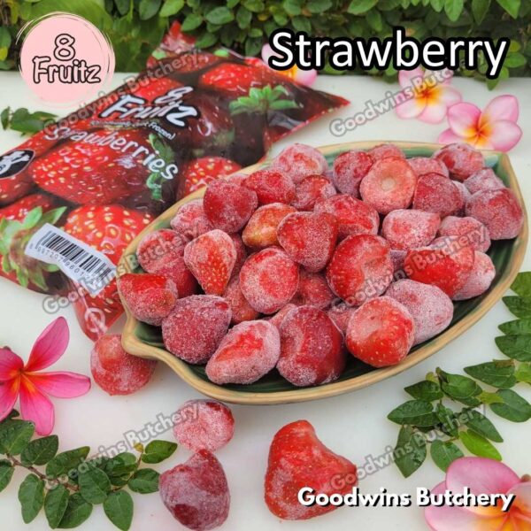 Frozen fruit IQF STRAWBERRY 8Fruitz | buah beku import 8 Fruitz STRAWBERRIES STROBERI 500g - Image 7
