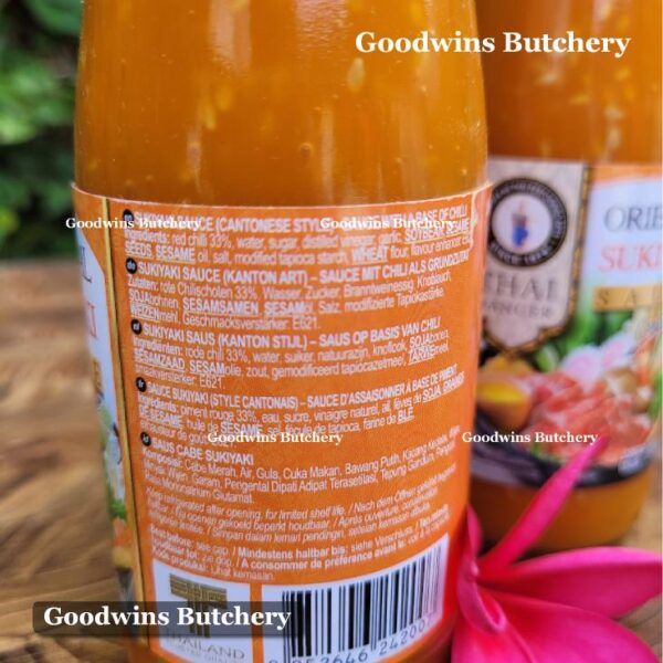Thai Dancer ORIENTAL SUKIYAKI CHILI SAUCE Cantonese saus sambal Thailand 200ml - Image 6