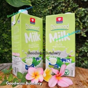 DIAMOND MILK susu sapi UHT LOW FAT 1 liter