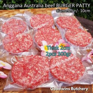 Anggana Australia beef BURGER PATTY WITH ITALIAN HERBS frozen