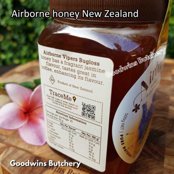 NZ AIRBORNE honey New Zealand madu asli | Manuka Clover Creamed Honeydew Rata Kamahi RewaRewa Tawari Viper Bugloss MultiFloral 500g - Image 15