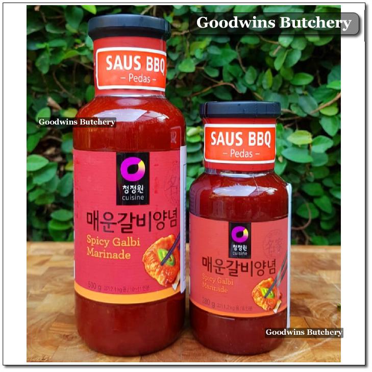 Saus Korea BULGOGI GALBI KALBI pedas spicy katsu bbq sauce Daesang Chung Jung One 280 & 500 gram - Image 25