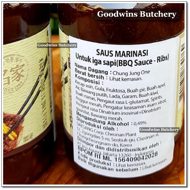 Saus Korea BULGOGI GALBI KALBI pedas spicy katsu bbq sauce Daesang Chung Jung One 280 & 500 gram - Image 9