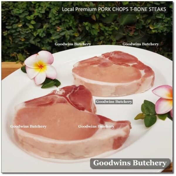 PORK CHOP SKIN ON WHOLE, T-BONE & CLUB STEAK 3/4" 2cm Local Premium ALL CUTS - Image 6