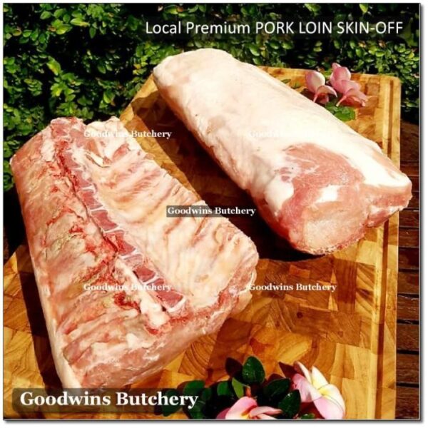 PORK LOIN SKIN OFF local premium frozen WHOLE CUTS - Image 3