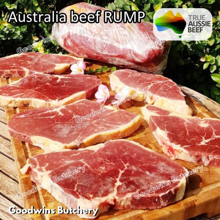 Beef RUMP steak cuts D-Rump Australia Borello Gbp Ralphs frozen 600gr ...