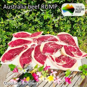 Beef RUMP steak cuts D-Rump Australia Borello Gbp Ralphs frozen 600gr
