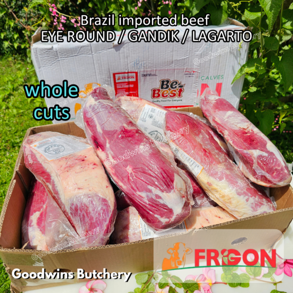 Beef EYE ROUND STEAK CUTS Brazil FRIBOI FRIGON Australia WMPG Angus JACK'S CREEK US choice SWIFT IBP daging sapi import gandik lagarto eyeround frozen - Image 43