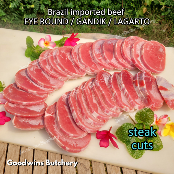 Beef EYE ROUND STEAK CUTS Brazil FRIBOI FRIGON Australia WMPG Angus JACK'S CREEK US choice SWIFT IBP daging sapi import gandik lagarto eyeround frozen - Image 30