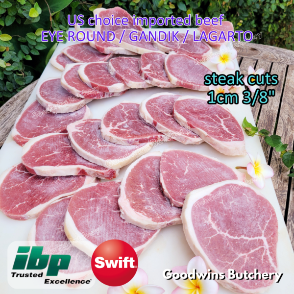 Beef EYE ROUND STEAK CUTS Brazil FRIBOI FRIGON Australia WMPG Angus JACK'S CREEK US choice SWIFT IBP daging sapi import gandik lagarto eyeround frozen - Image 18