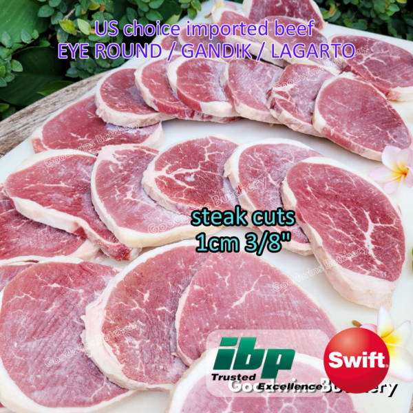 Beef EYE ROUND STEAK CUTS Brazil FRIBOI FRIGON Australia WMPG Angus JACK'S CREEK US choice SWIFT IBP daging sapi import gandik lagarto eyeround frozen - Image 16