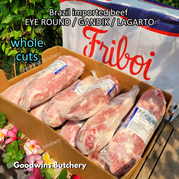 Beef EYE ROUND STEAK CUTS Brazil FRIBOI FRIGON Australia WMPG Angus JACK'S CREEK US choice SWIFT IBP daging sapi import gandik lagarto eyeround frozen - Image 24