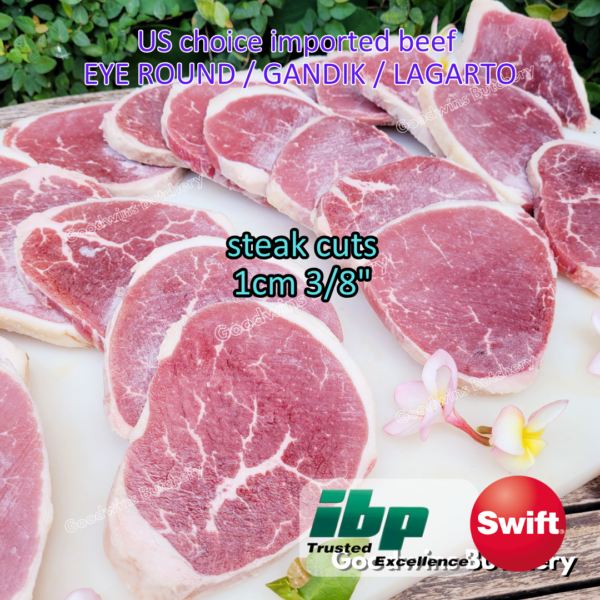 Beef EYE ROUND STEAK CUTS Brazil FRIBOI FRIGON Australia WMPG Angus JACK'S CREEK US choice SWIFT IBP daging sapi import gandik lagarto eyeround frozen - Image 15