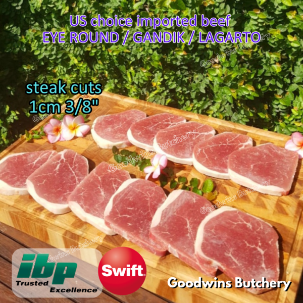 Beef EYE ROUND STEAK CUTS Brazil FRIBOI FRIGON Australia WMPG Angus JACK'S CREEK US choice SWIFT IBP daging sapi import gandik lagarto eyeround frozen - Image 13