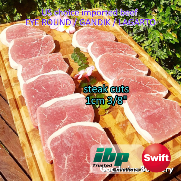 Beef EYE ROUND STEAK CUTS Brazil FRIBOI FRIGON Australia WMPG Angus JACK'S CREEK US choice SWIFT IBP daging sapi import gandik lagarto eyeround frozen - Image 12