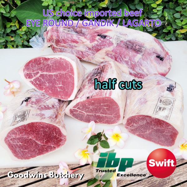 Beef EYE ROUND STEAK CUTS Brazil FRIBOI FRIGON Australia WMPG Angus JACK'S CREEK US choice SWIFT IBP daging sapi import gandik lagarto eyeround frozen - Image 4