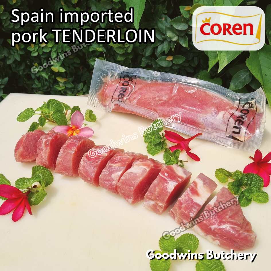 Pork TENDERLOIN import Spain Coren STEAK MEDALLION 700gr frozen | daging babi has dalam | eye fillet mignon solomillo cerdo - Image 35