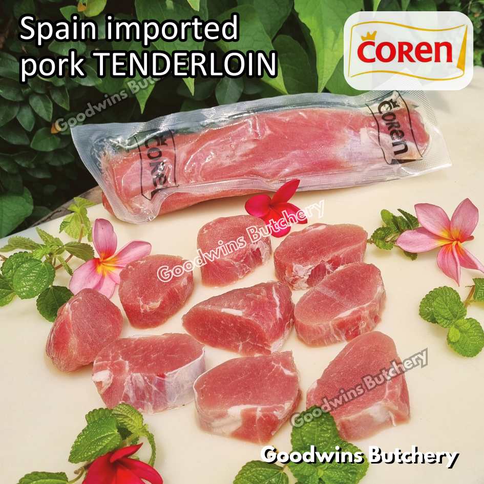 Pork TENDERLOIN import Spain Coren STEAK MEDALLION 700gr frozen | daging babi has dalam | eye fillet mignon solomillo cerdo - Image 53