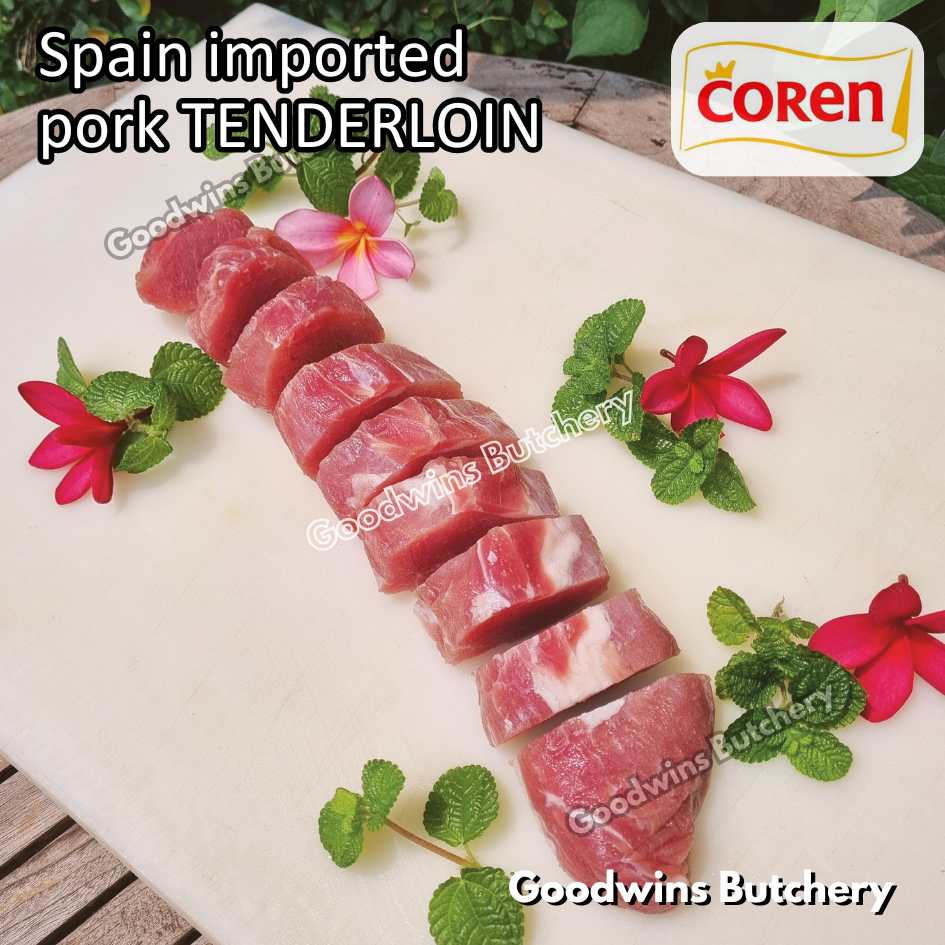 Pork TENDERLOIN import Spain Coren STEAK MEDALLION 700gr frozen | daging babi has dalam | eye fillet mignon solomillo cerdo - Image 56