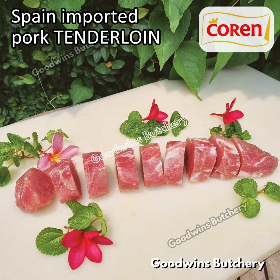 Pork TENDERLOIN import Spain Coren STEAK MEDALLION 700gr frozen | daging babi has dalam | eye fillet mignon solomillo cerdo - Image 57