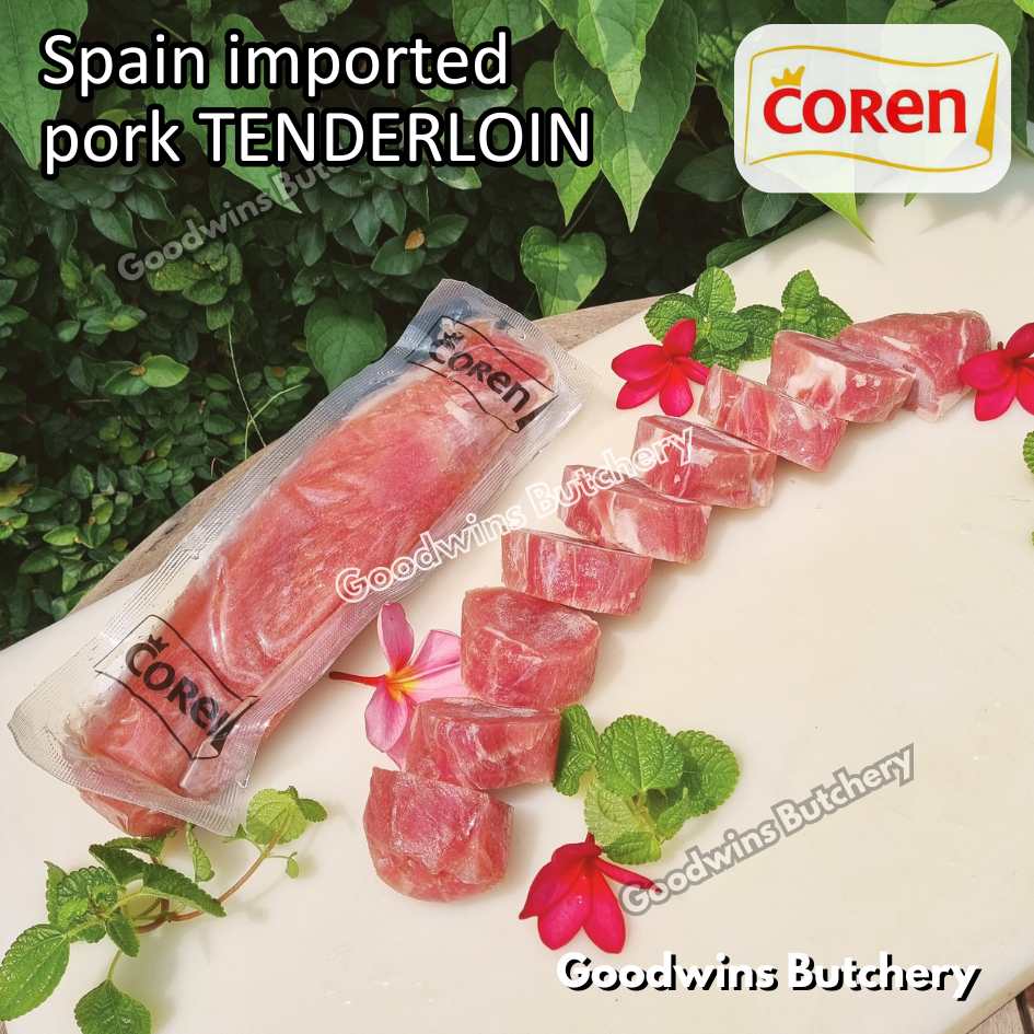 Pork TENDERLOIN import Spain Coren STEAK MEDALLION 700gr frozen | daging babi has dalam | eye fillet mignon solomillo cerdo - Image 41