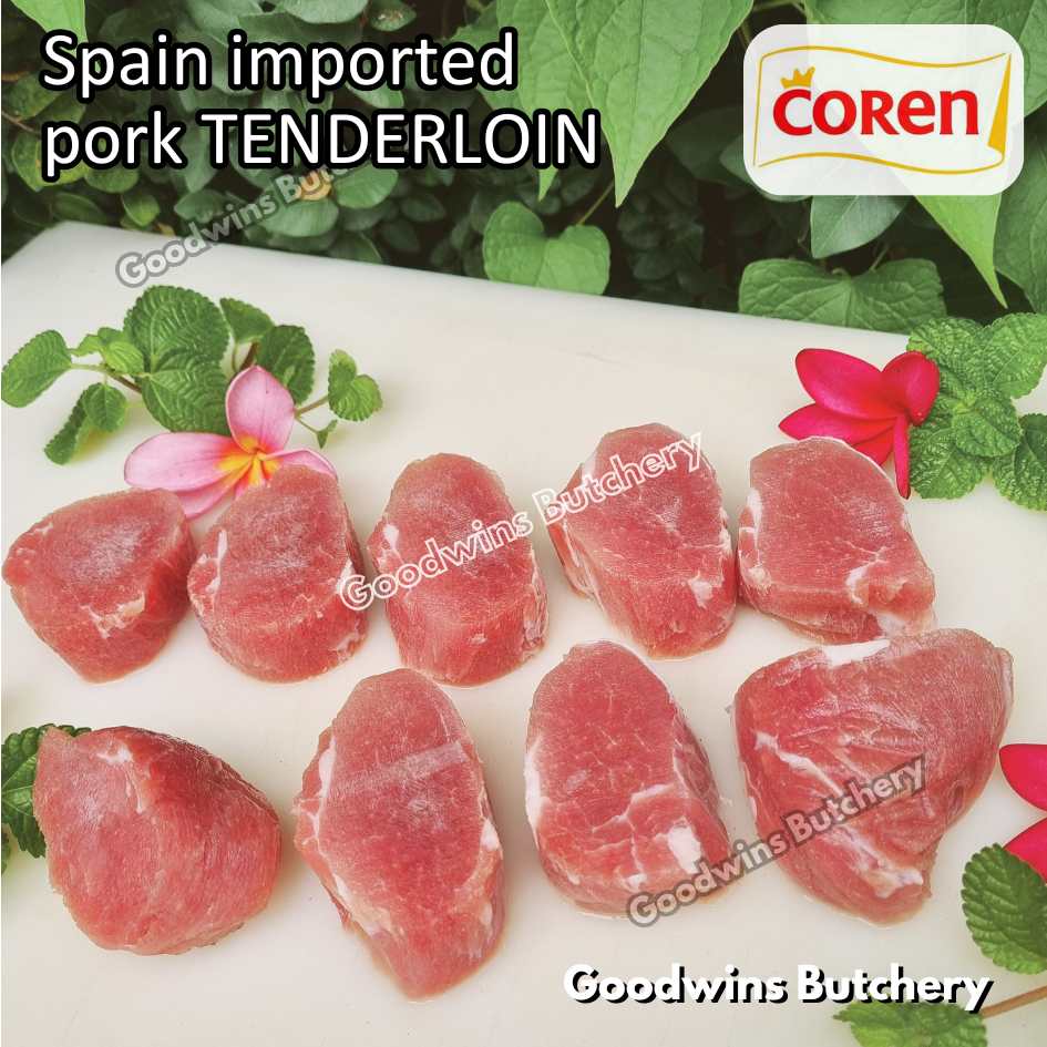 Pork TENDERLOIN import Spain Coren STEAK MEDALLION 700gr frozen | daging babi has dalam | eye fillet mignon solomillo cerdo - Image 59