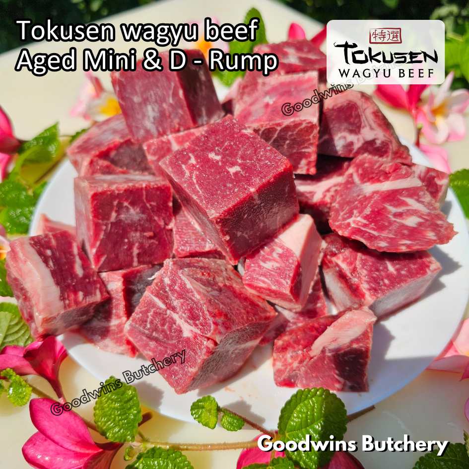 Beef Wagyu Tokusen MINI RUMP ROAST WHOLE CUT 2.5kg marbling MBS-5 aged frozen - Image 21
