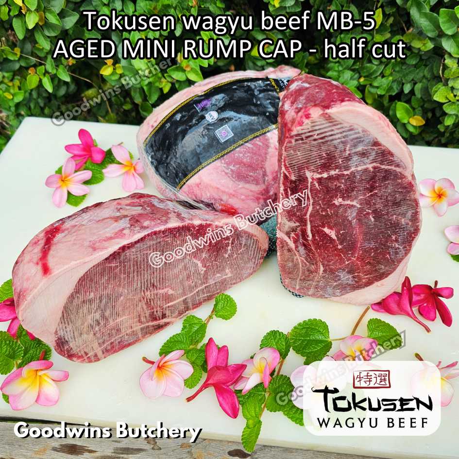 Beef Wagyu Tokusen MINI RUMP ROAST WHOLE CUT 2.5kg marbling MBS-5 aged frozen - Image 11