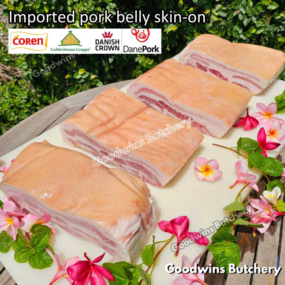 Pork belly with skin-on 600gr steak schnitzel cuts | samcan babi berkulit import frozen | Spain Coren | Denmark DanishCrown DanePork | Germany Goldschmaus - Image 20