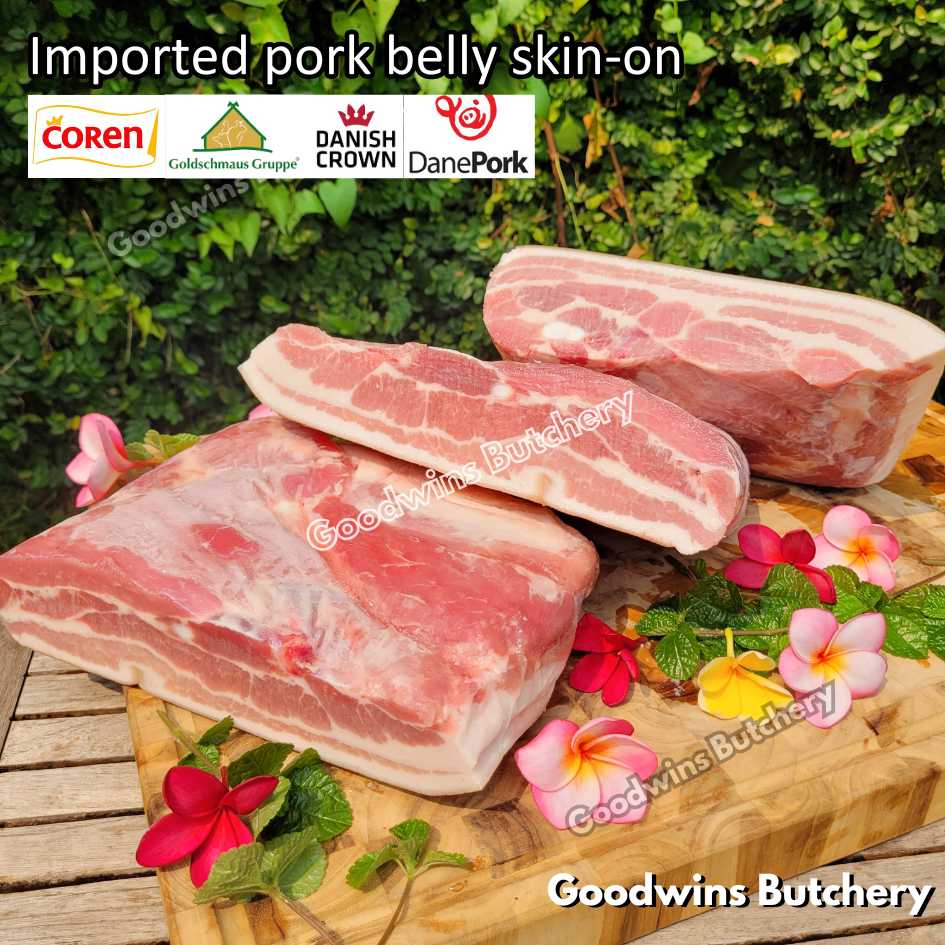 Pork belly with skin-on 600gr steak schnitzel cuts | samcan babi berkulit import frozen | Spain Coren | Denmark DanishCrown DanePork | Germany Goldschmaus - Image 27