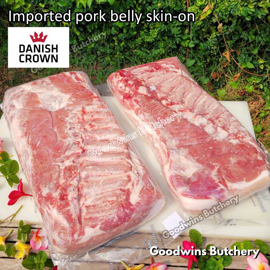 Pork belly with skin-on 600gr steak schnitzel cuts | samcan babi berkulit import frozen | Spain Coren | Denmark DanishCrown DanePork | Germany Goldschmaus - Image 41