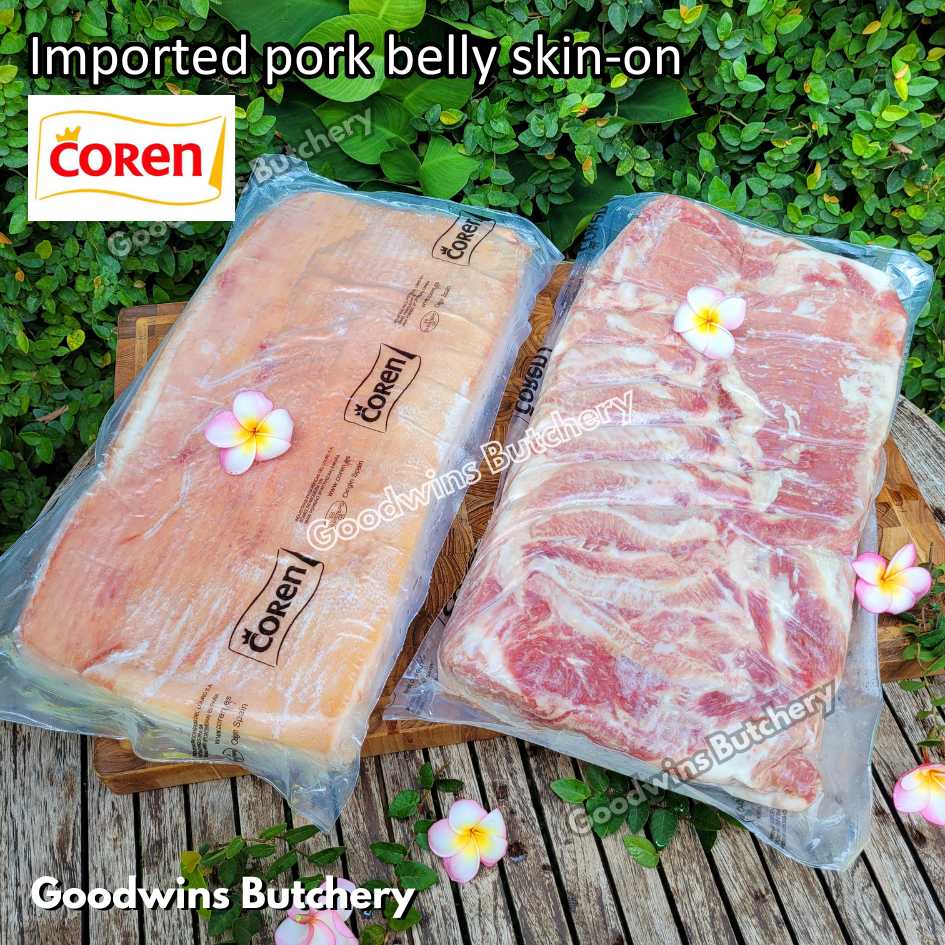 Pork belly with skin-on 600gr steak schnitzel cuts | samcan babi berkulit import frozen | Spain Coren | Denmark DanishCrown DanePork | Germany Goldschmaus - Image 38