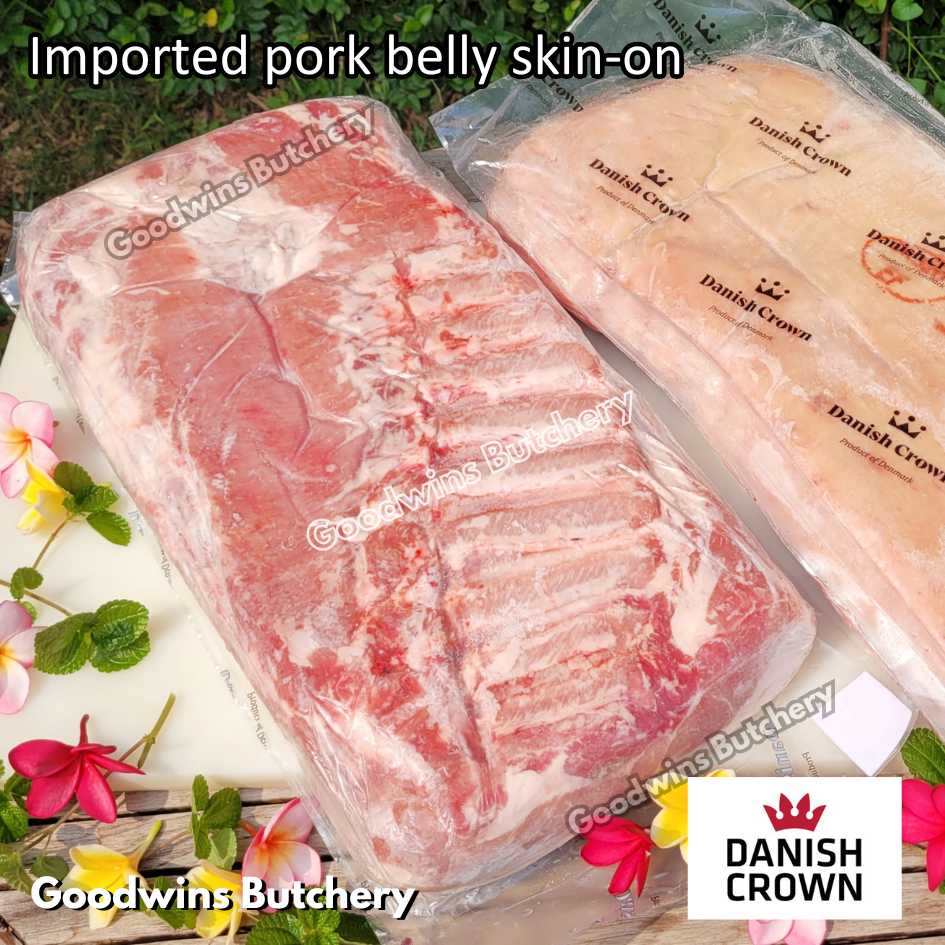 Pork belly with skin-on 600gr steak schnitzel cuts | samcan babi berkulit import frozen | Spain Coren | Denmark DanishCrown DanePork | Germany Goldschmaus - Image 37